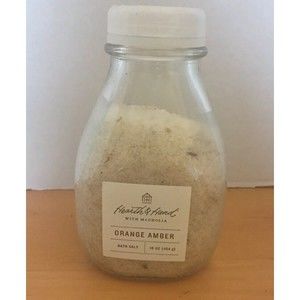 Hearth and Hand with Magnolia Orange Amber Bath Salts - 16 Oz. - New